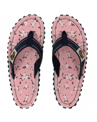 Gumbies Flip Flops Pink Dity Muster