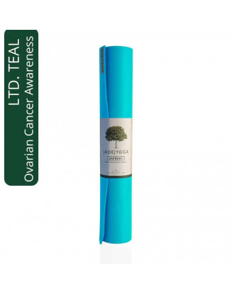 Jade Yoga Matte Ltd. TEAL / PINK Harmony 5mm (173cm)