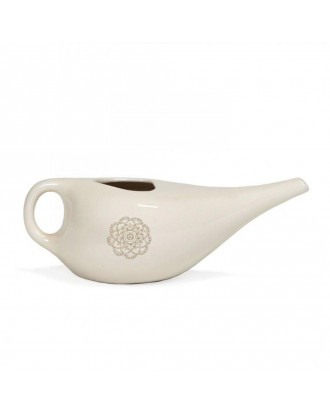 Nasenspülkanne aus Keramik / Neti pot