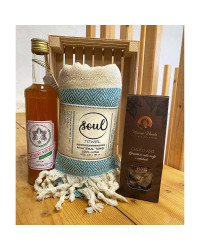 Geschenkset - Peshtemal, Zaubertrank, Schokolade