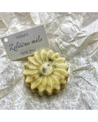 Natürliche Ghee-Seife mit Immortelle für Gesicht und Körper