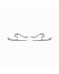 Silberne Ohrringe Wave Ear Pura Vida
